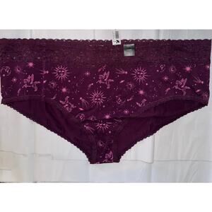 Torrid NWT 1x 1 cheeky celestial space darkest plum